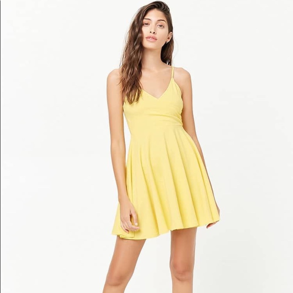 Surplice Fit & Flare Cami Dress